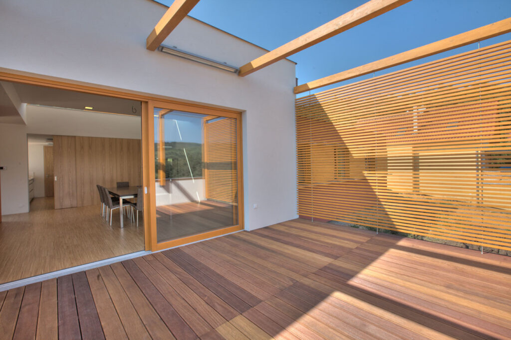 Professionally built deck and pergola